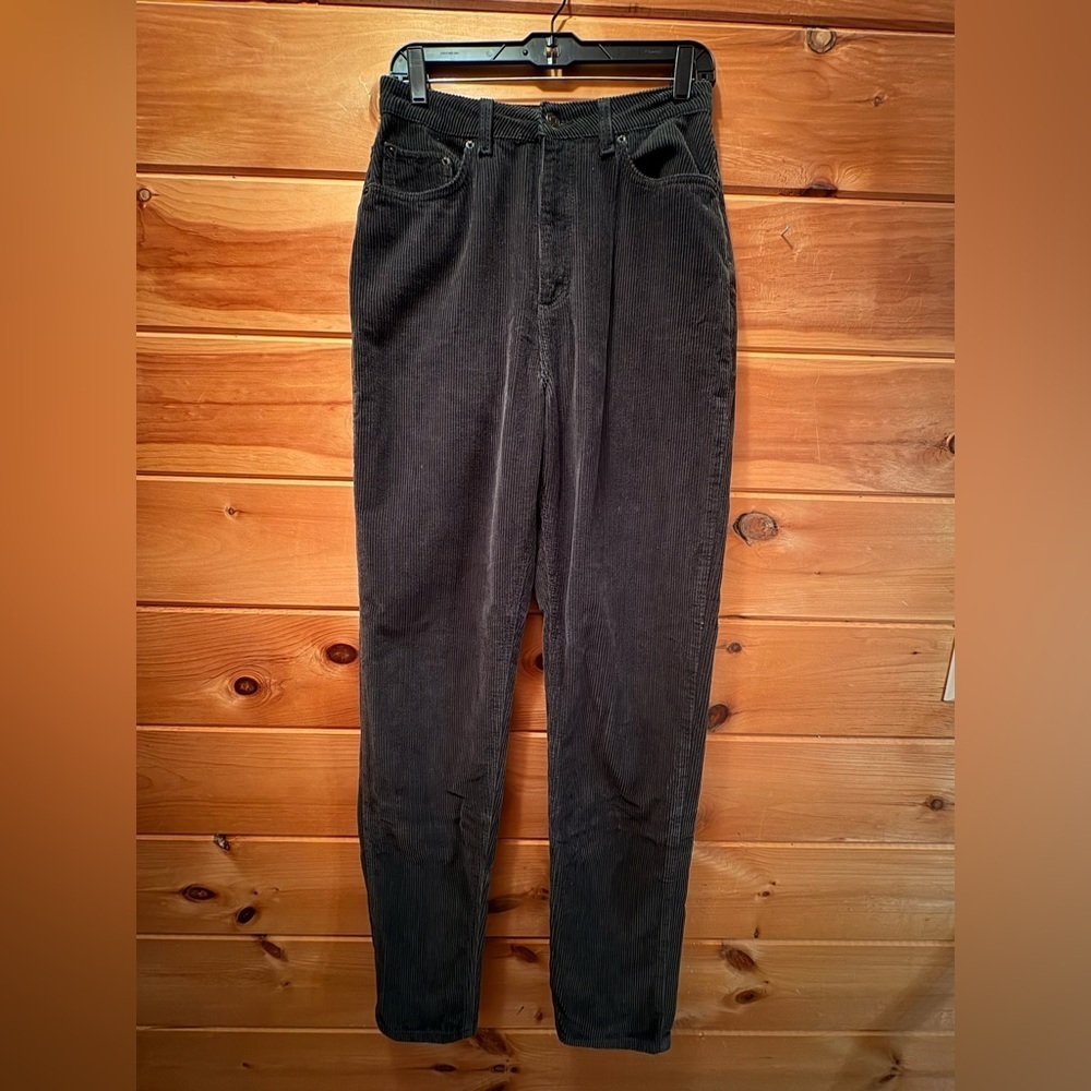 ASOS Men's Dark Green Corduroy Cotton Pants 28/36